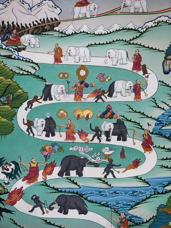 Way To Heaven Thangka - Art Of Tibet