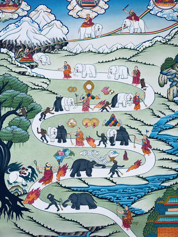 Way To Heaven Thangka - Art Of Tibet
