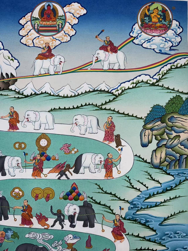 Way To Heaven Thangka - Art Of Tibet