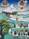 Way To Heaven Thangka - Art Of Tibet
