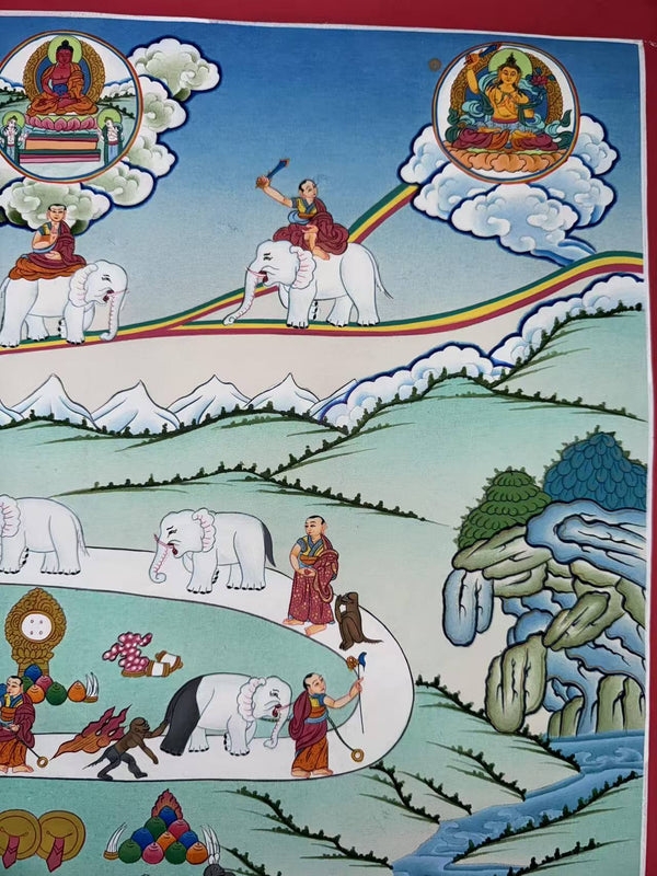 Way To Heaven Thangka - Art Of Tibet
