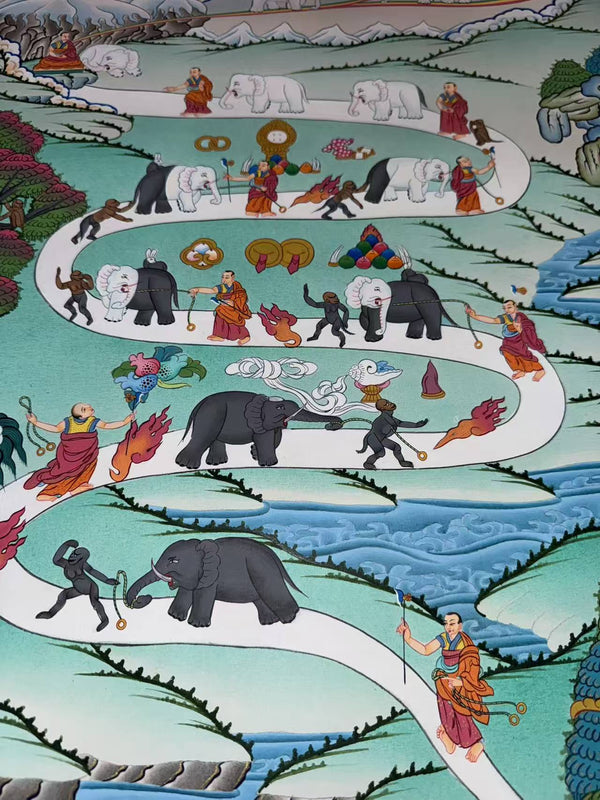 Way To Heaven Thangka - Art Of Tibet