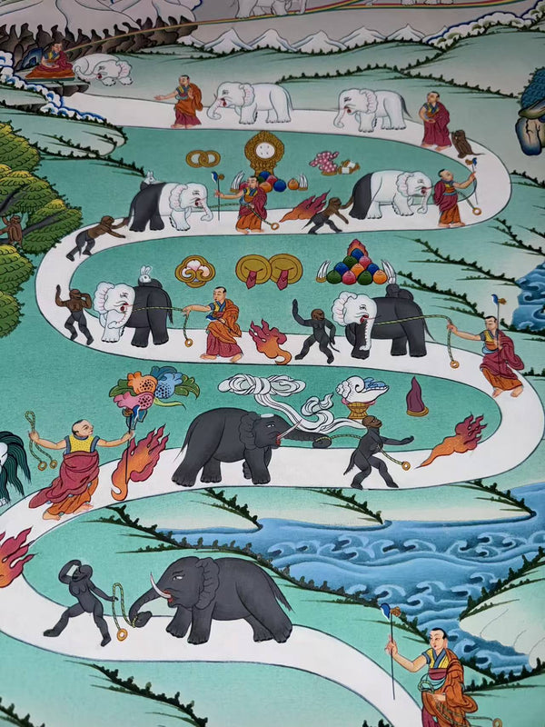 Way To Heaven Thangka - Art Of Tibet