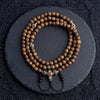 Wenge Wood Strength & Spiritual Balance Mala - Art Of Tibet