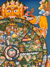 Wheel Of Life Masterpiece Large Thangka - Art Of Tibet