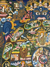 Wheel Of Life Masterpiece Thangka - Art Of Tibet