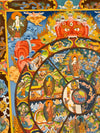 Wheel Of Life Masterpiece Thangka - Art Of Tibet