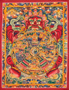 Wheel Of Life Masterpiece Thangka - Art Of Tibet