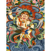 White Jambhala Tibetan Thangka - Art Of Tibet
