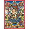 White Jambhala Tibetan Thangka - Art Of Tibet