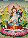 White Tara Thangka - Art Of Tibet