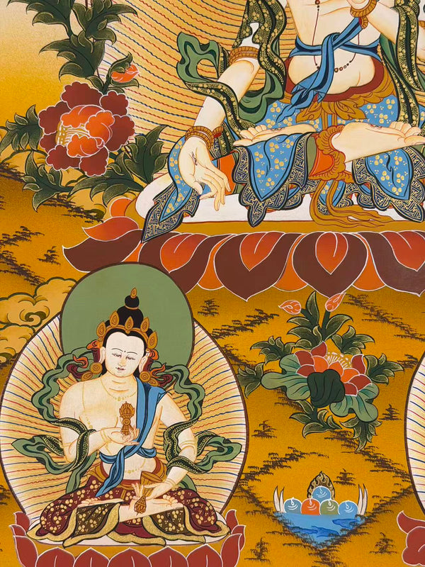 White Tara Thangka - Art Of Tibet
