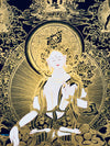 White Tara Thangka - Art Of Tibet