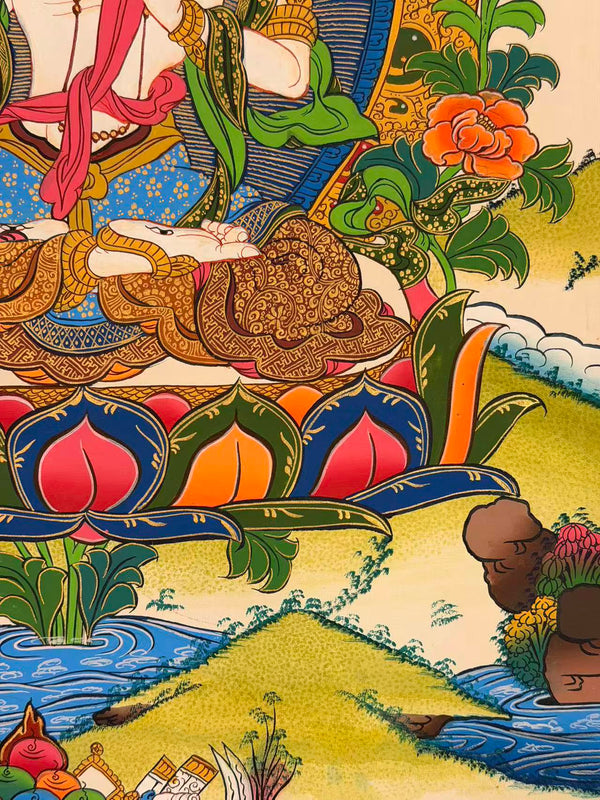 White Tara Thangka - Art Of Tibet