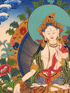 White Tara Thangka - Art Of Tibet