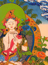 White Tara Thangka - Art Of Tibet