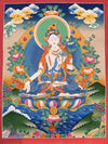 White Tara Thangka - Art Of Tibet