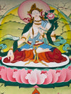 White Tara Thangka - Art Of Tibet