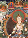 White Tara Thangka - Art Of Tibet