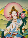 White Tara Thangka - Art Of Tibet