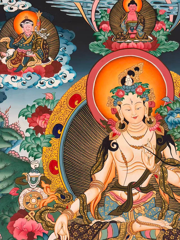 White Tara Thangka - Art Of Tibet