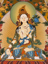 White Tara Thangka - Art Of Tibet
