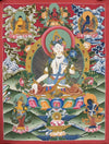 White Tara Thangka - Art Of Tibet