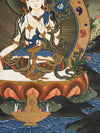 White Tara Thangka - Art Of Tibet