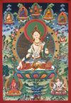 White Tara Thangka - Art Of Tibet