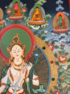 White Tara Thangka - Art Of Tibet