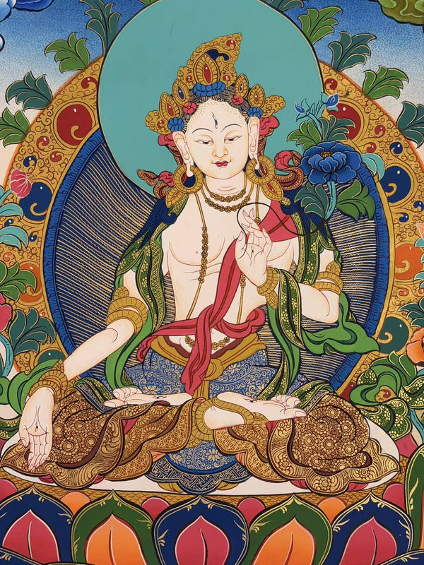 White Tara Thangka - Art Of Tibet