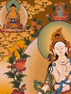White Tara Thangka - Art Of Tibet