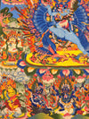 Yamantaka Masterpiece Large Thangka - Art Of Tibet