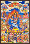 Yamantaka Masterpiece Large Thangka - Art Of Tibet