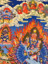 Yamantaka Masterpiece Large Thangka - Art Of Tibet