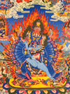 Yamantaka Masterpiece Large Thangka - Art Of Tibet