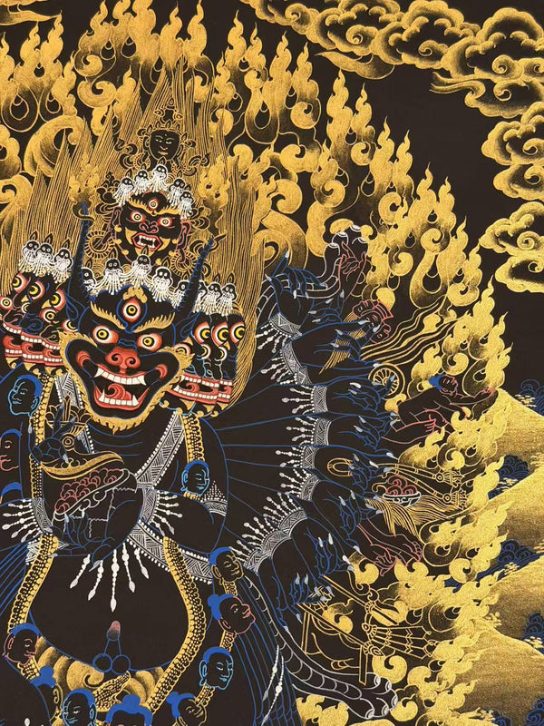Yamantaka Masterpiece Thangka - Art Of Tibet