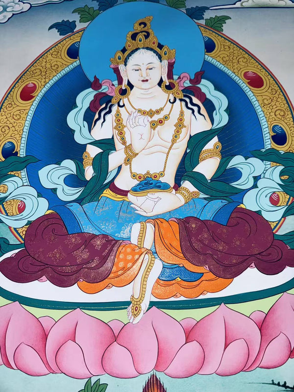 Yeshe Tsogyal Thangka - Art Of Tibet