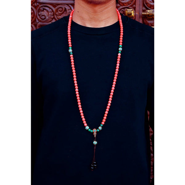 Rhodochrosite The Heart Chakra Mala