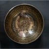 Chenrezig with Om Mantra Carved Singing Bowl