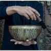 Spiritual Kalachakra Mandala Carved Singing Bowl