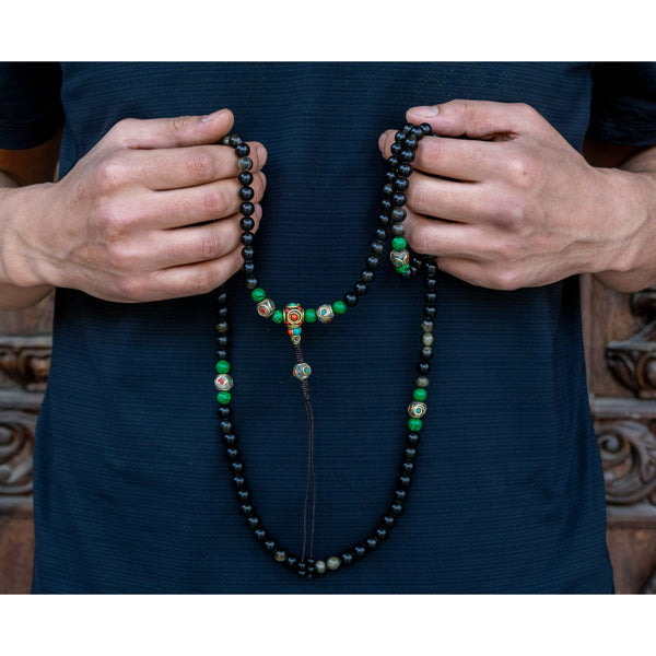 Obsidian Negativity Blocking Mala