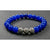 Blue Agate Om Bracelet