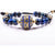 Blue Tiger Eye with Dragon Vein Stone Divider Radiance Bracelet