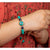 Tibetan Turquoise and Lapis Evil Eye Protection Charm Bracelet