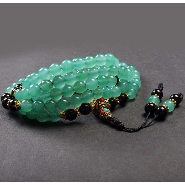 Aventurine Stone of Prosperity Mala