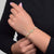 Mother of Pearl Hamsa Hand Charm Bracelet