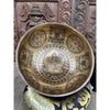 Green Tara with Eight Auspicious Symbols & Fengshui Fish Carved Singing Bowl