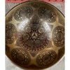 Seven Chakra with Flower of Life Carved Singing Bowl