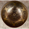 Seven Chakra with Flower of Life Carved Singing Bowl